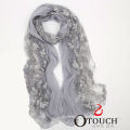 Quietly Elegant Square cheap neck chinese scarf